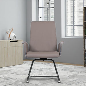 Chaise de style industriel avec cadre en métal, revêtement en cuir PU imperméable, tabouret en éponge 42D, sièges commerciaux pour <span class=keywords><strong>salon</strong></span> - Product Image 6