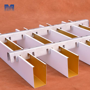 Sound Absorb Ceil Covers Acoustic <strong>Coffered</strong> Material Baffle 3d Plate Metal Suspended Aluminum Decor Stretch <strong>Ceiling</strong> Tiles Panel - Product Image 3