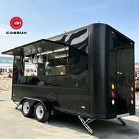 Cogsun Food Stand Comptoir Établi Rapide Entièrement Équipé Camion Mobile Food Trailer Confession Foodtrucks Avec Cuisine Complète