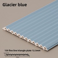 Panel dinding serat bambu kayu PVC berbentuk segitiga, panel dinding kayu ramah lingkungan tanpa cat, panel dinding pasang sendiri