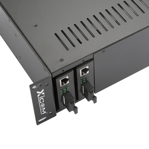 Rack de Transceptores de Fibra Óptica XICOM de 14 Ranuras, Doble Alimentación CA 100-240V, Conector SC, Transmisión de Fibra Única - Product Image 5