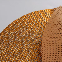 38CM rond PVC napperon cuisine Table à manger tapis Steak Pad Anti-brûlure coussins isolants INS nordique hôtel Restaurant décor à la maison