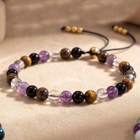 Bracelet ajustable en cristal naturel porte-bonheur CYNYA, quartz rose, œil de tigre, aventurine, citrine, bijoux de guérison, cadeau pour femmes