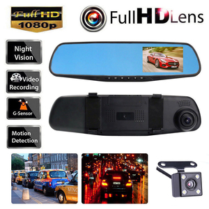 Bán Sỉ <span class=keywords><strong>Camera</strong></span> Hành Trình Xe Hơi Ống Kính Kép Full HD 4.3 P 1080 Inch Gương Chiếu Hậu <span class=keywords><strong>Camera</strong></span> Ghi Hình <span class=keywords><strong>DVR</strong></span> Cho Xe Hơi <span class=keywords><strong>Camera</strong></span> Hành Trình Có Cảm Biến G - Product Image 2