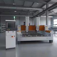 Nueva Máquina CNC Router JK 1325 para Grabado de Piedra y Mármol, Tallado 3D, Motor Servo de 5.5kW 380V, Engranaje y Rodamiento, 1200mm
