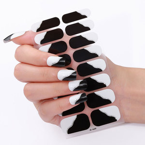 Pegatinas <span class=keywords><strong>de</strong></span> <span class=keywords><strong>Uñas</strong></span> Personalizadas con Estampado <span class=keywords><strong>de</strong></span> <span class=keywords><strong>Cebra</strong></span> <span class=keywords><strong>y</strong></span> <span class=keywords><strong>Leopardo</strong></span> en 3D Blanco <span class=keywords><strong>y</strong></span> Negro, Estilo Francés, Adhesivos Temporales para Manicura Hechos <span class=keywords><strong>de</strong></span> Plástico - Product Image 4