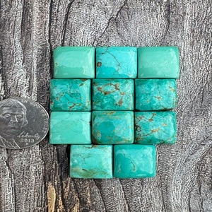 Pierres précieuses naturelles calibrées Kingman et Royston 14mm carrées en vrac pour la fabrication de bijoux pour bagues, pendentifs et accessoires personnalisés - Product Image 1