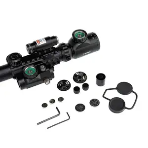 Red Dot Scope Spike Optics 3-9x40EG Dual Illuminated Red Dot Scope With Red Dot Laser Sight