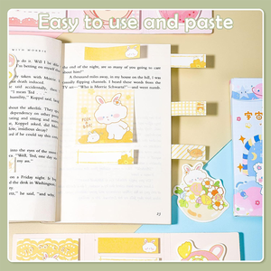 Mignon bloc-notes autocollant pour liste de choses à <span class=keywords><strong>faire</strong></span>, mémo amovible, papier de planification, fournitures de bureau et scolaires, cadeau pour étudiant - Product Image 4