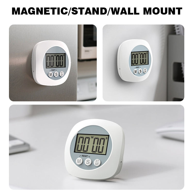 Indoor Wall Mounted LED Wall Clock Timer, Digital Countdown Timer, Table Desk Clock