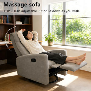 Poltrona Massaggiante Elettrica Funzionale di Alta Qualità Personalizzata da Potenti Fabbriche Design Gratuito Poltrona a Dondolo Singola Reclinabile per il Tempo Libero - Product Image 2