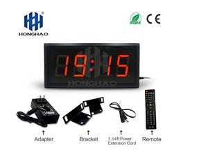 Honghao HIT4-3R Mini 3 inci 4 Digit <span class=keywords><strong>LED</strong></span>, jam hitung mundur dengan waktu 24 jam untuk kebugaran - Product Image 6