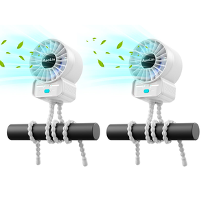 Portable <b>Mini</b> 4000mAh Baby Stroller Fan Flexible Tripod Octopus Clip Baby Stroller Fans <b>LED</b> <b>Light</b> for Baby Stroller - Product Image 1