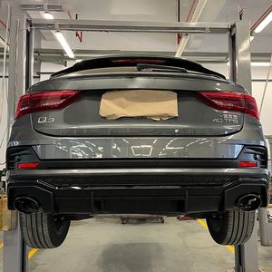 ชุดแต่งดิฟฟิวเซอร์หลัง ปี 2019-2023 สำหรับ Audi Q3 <span class=keywords><strong>SQ3</strong></span> <span class=keywords><strong>Sportback</strong></span> SUV อัพเกรดสไตล์ RSQ3 วัสดุ PP - Product Image 2