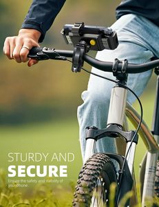 <span class=keywords><strong>Support</strong></span> de téléphone pour vélo Lamicall BP06 en ABS, réglable en hauteur, protection complète, <span class=keywords><strong>support</strong></span> de téléphone pour vélo, <span class=keywords><strong>support</strong></span> de téléphone pour guidon de vélo - Product Image 3