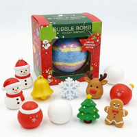 LovSens Bombes de bain effervescentes écologiques et biologiques sur le thème des animaux, nettoyage doux pour tous types de peaux, format extra large, avec jouet surprise, paquet individuel