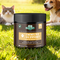Complément alimentaire pour animaux de compagnie, poudre d'acides aminés pour chiens et chats avec L-Lysine et Taurine pour soutenir le système immunitaire