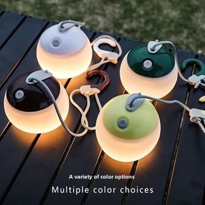 New Multi-function Retro Camping USB <b>Charging</b> LED Tent Outdoor Horse Lantern Portable <b>Lamp</b> Silicone Light - Product Image 1