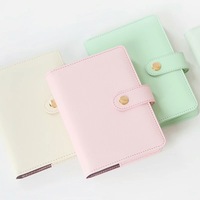 Agenda mignon, planificateur de budget, carnet en cuir, classeur A6, personnalisé