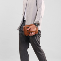 Sac à bandoulière carré tendance pour homme, sacoche portable d'affaires en PU ultra-légère, modèle transfrontalier explosif