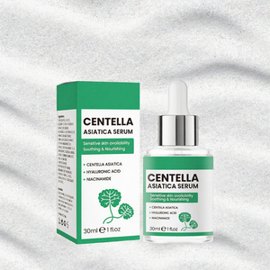 Sérum à la Centella Asiatica, acide hyaluronique, niacinamide, essence faciale, apaisante, hydratante, revitalisante pour les peaux sensibles - Product Image 2