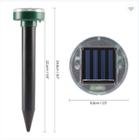 Répulsif Solaire Anti-Oiseaux et Animaux pour Jardin et Pelouse – Contrôle Écologique des Nuisibles – Couverture 200-300 m²