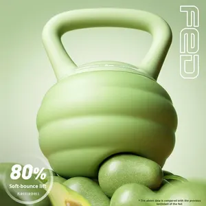 <span class=keywords><strong>Kettlebell</strong></span> en PVC souple pour femmes, utilisation à domicile, fond souple, levage des hanches, exercices de squat, mise en forme du corps, équipement d'entraînement de force - Product Image 6