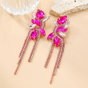 Venta al por mayor Pendientes Floral Borla Pendientes Mujeres <span class=keywords><strong>Bstyle</strong></span> Exagerado Novia Accesorios de joyería de lujo - Product Image 5