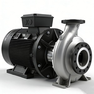 Pompe à eau industrielle Nbg à aspiration horizontale, corps en fonte d'acier inoxydable 304, régulation par valve - Product Image 2