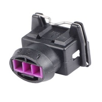 Connecteur automobile étanche pour minuterie, prise femelle 3 broches noire 828840-1 pour automobiles