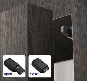 Armadio da <span class=keywords><strong>cucina</strong></span> moderna chiavistelli magnetici in metallo/plastica chiudiporta - Product Image 3