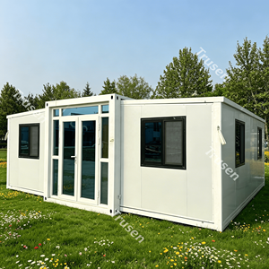 Porte en aluminium à rupture de pont thermique à installation rapide, extensible et mobile, pour mini-maison et mini-<span class=keywords><strong>appartement</strong></span>, avec toilettes, salle de bain et cuisine - Product Image 1