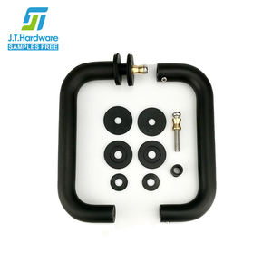 Edelstahl der BM-Serie 3/4 "19mm röhrenförmiger Duschraum Glastür Rücken an Rücken Handtuch halter Zug griff - Product Image 3