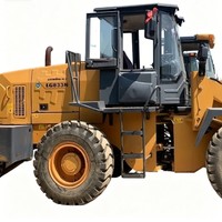 Chargeuse sur pneus d'occasion SDLG L958F de haute qualité, 5 tonnes, avec moteur Weichai, pour l'exploitation minière et la construction
