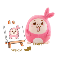 Peluche personnalisée avec porte-carte photo, super douce, doublure en nylon, design brodé