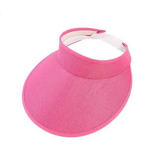 Chapeau de soleil à large bord pour la plage, voyage d'été, sport en plein air, protection solaire, casquette unie en coton et lin pour femme - Product Image 4