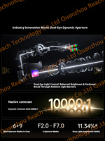 Projecteur JMGO N5S Ultra Max 4K 120Hz Android 14 Smart Home Cinéma DLP Portable 5600CV1A Contraste 10000:1 N5S Ultra Max