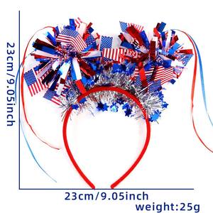 Diademas de Animadoras Americanas, Animadoras de Fútbol, Animación y Animación, Diademas con la Bandera de Estados Unidos - Product Image 6