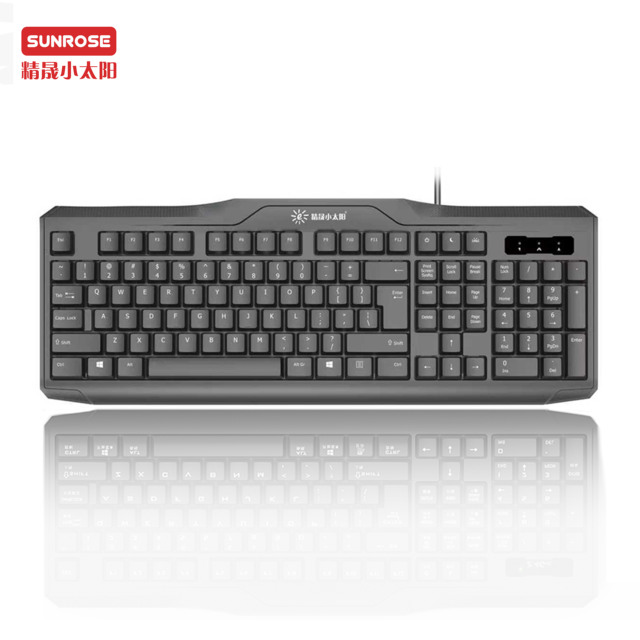 Factory Custom 9851 Wired Keyboard Waterproof ABS 104-Key USB Keyboard for Desktop New Laptop Quality Working Accessories