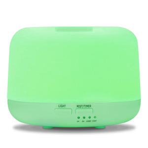 เครื่องเพิ่มความชื้นในอากาศ300/500/1000Ml,เครื่องพ่นไอน้ำอัลตราโซนิกเครื่องทำความชื้นหมอกไฟ LED เครื่องพ่นบำบัดด้วยกลิ่นหอม - Product Image 6