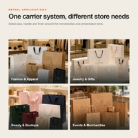 Sacs en papier kraft personnalisés, sacs d'emballage alimentaire bruns, sacs de shopping, imprimés en relief UV, recyclables