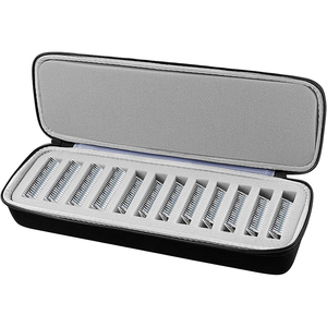 Estuche Organizador para Cuchillas de Clipper, para Cuchillas Desmontables Wahl/Andis/<span class=keywords><strong>Oster</strong></span> A5, Capacidad para 12 Cuchillas para Barberos y Peluqueros de Mascotas - Product Image 1