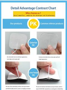 Pad Pengganti Tens 7000 Grosir, Dapat Digunakan Kembali, Unit Perawatan Kecantikan & Pribadi - Product Image 2