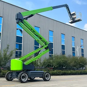 Chinese cheap price Diesel 16m Electrical Mobile Articulated Towable Boom Lift XGA16AC Aerial Work Platform Truck