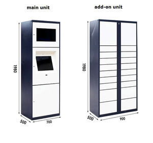 Sistema de bloqueo de paquetes al aire libre, casillero de seguridad inteligente, armario de almacenamiento electrónico, caja inteligente - Product Image 1