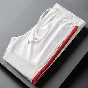 Pantalons de sport décontractés pour hommes, tendance, respirants, en coton de luxe, <span class=keywords><strong>taille</strong></span> <span class=keywords><strong>grande</strong></span>, confortables, nouvelle collection printemps-automne 2025 - Product Image 4