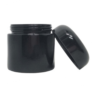 5g 10ml 15ml 30ml 50ml 60ml 100ml 250ml 500ml Black Uv Glass Cosmetic Violet protection Glass Jar for Cream - Product Image 4