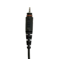 Headset keamanan dengan mikrofon PTT tabung bening akustik Earpiece untuk Motorola Clp446e Clp1010e Clp1040e Clp1080e Walkie Talkie