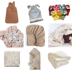 Manta Envolvente de Muselina de Algodón para Bebé, Envoltura de Recién Nacido, Toalla de Baño Infantil, Manta para Cochecito y Cuna - Product Image 2