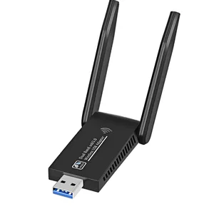 1300Mbps Usb3.0 Dual Band 2.4G 5.8G Draadloze Netwerkkaart Met Brede Compatibiliteit En Krachtig Signaal Voor Win 7/8/8.1/11